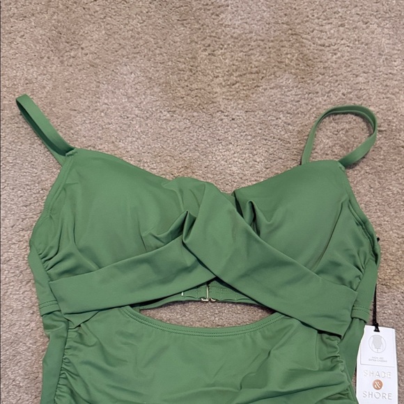 Shade & Shore Olive One-Piece Swimsuit - Picture 3 of 8